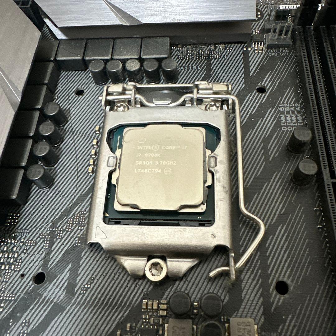 ASUS STRIX Z370-F マザーボード + i7-8700k