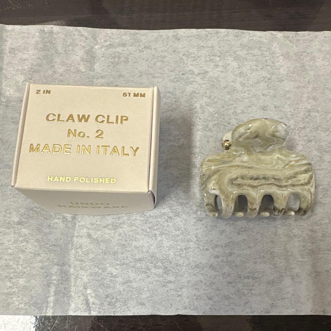 【Undo Hairware】No. 2 Claw クリップ グリーンマーベル