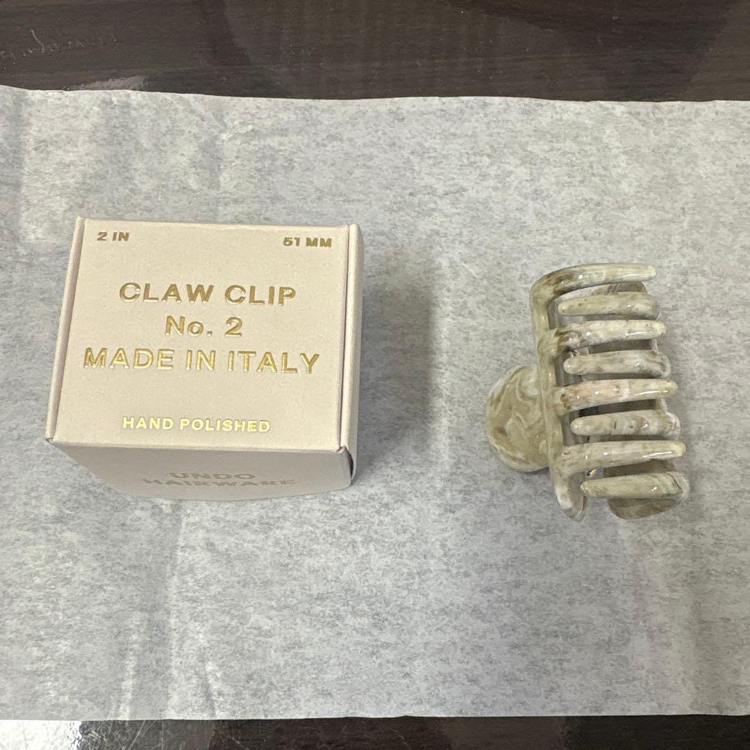 【Undo Hairware】No. 2 Claw クリップ グリーンマーベル