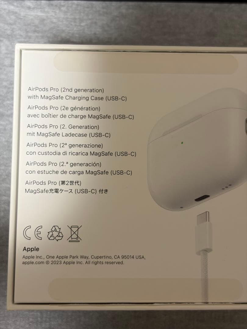 イヤホン Apple AirPods Pro 2 USB-C MTJV3J/A