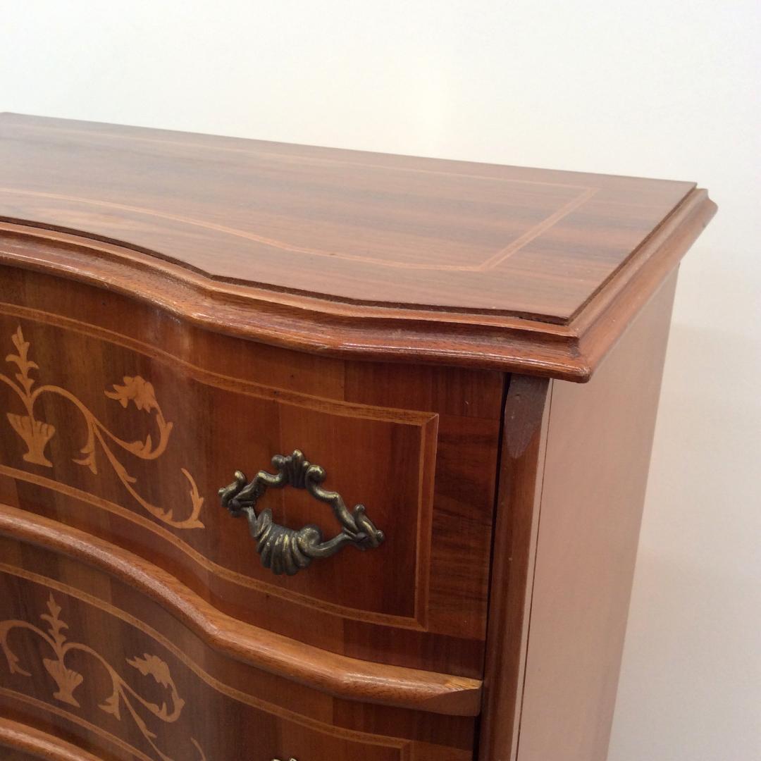 アンティーク調 猫脚 ３段チェスト キャビネット サイドボード