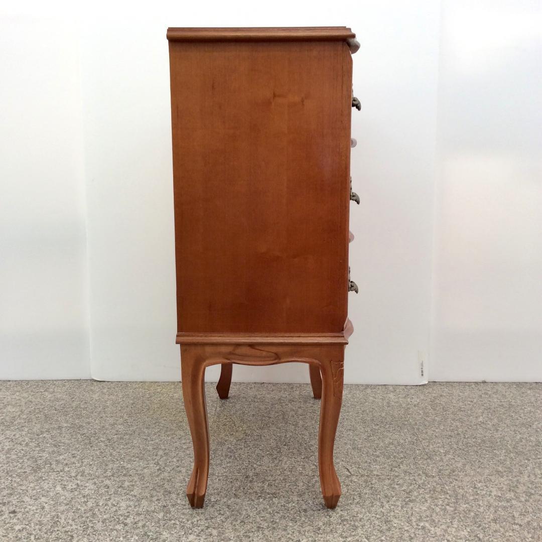 アンティーク調 猫脚 ３段チェスト キャビネット サイドボード