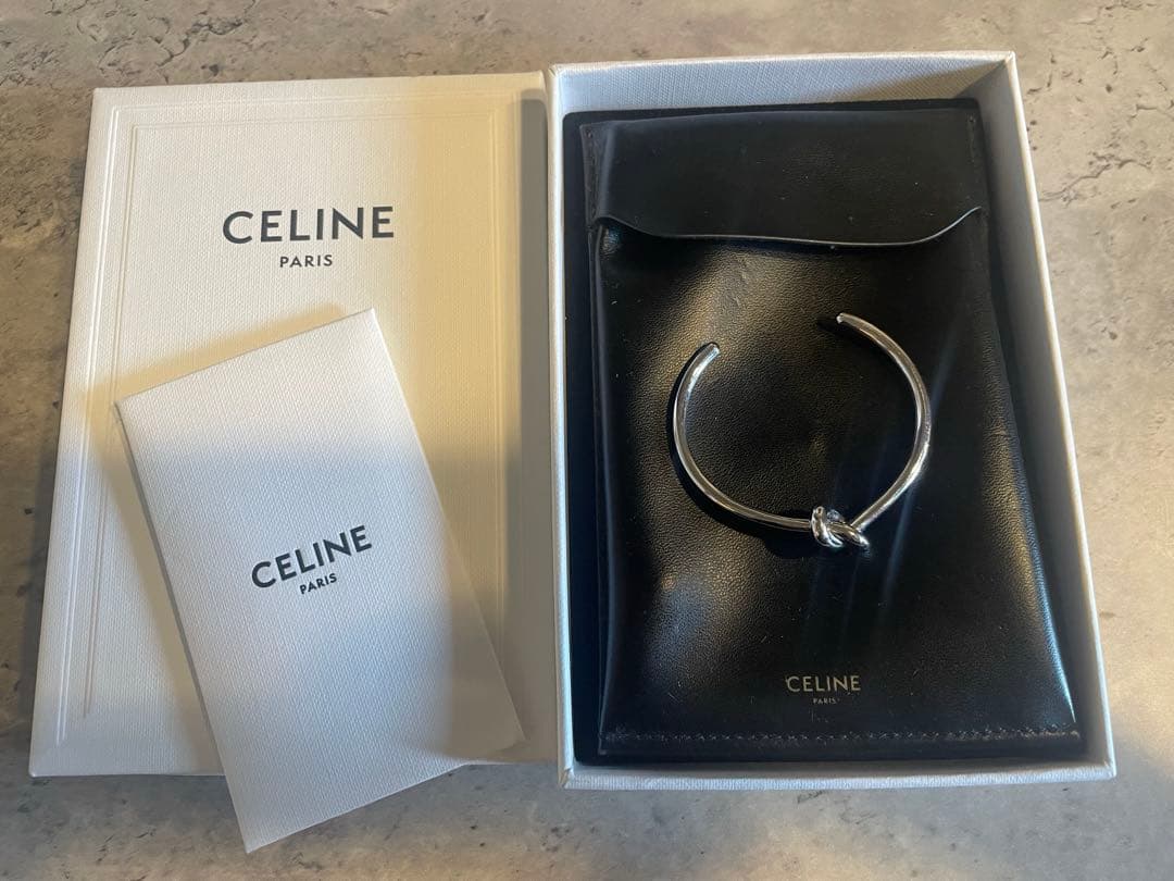 CELINE シルバー ノットデザイン ブレスレット