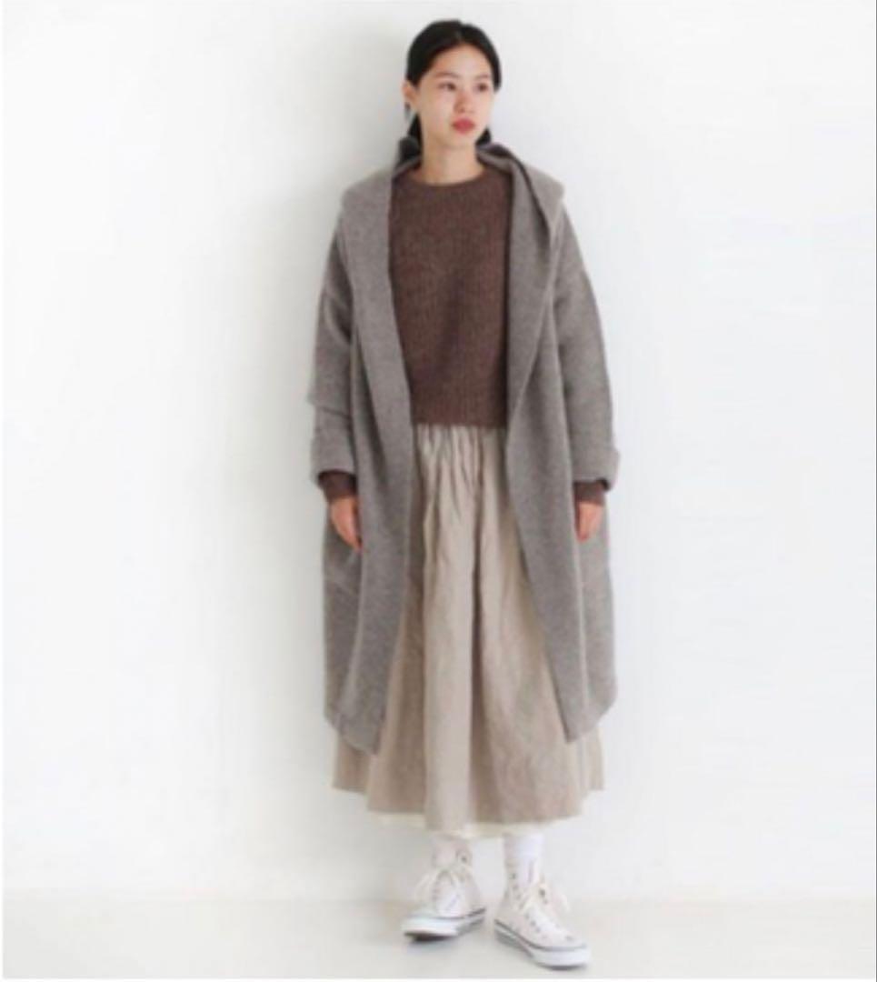 ヴェリテクール veritecoeur コンプレッションフードコート　ブラウン