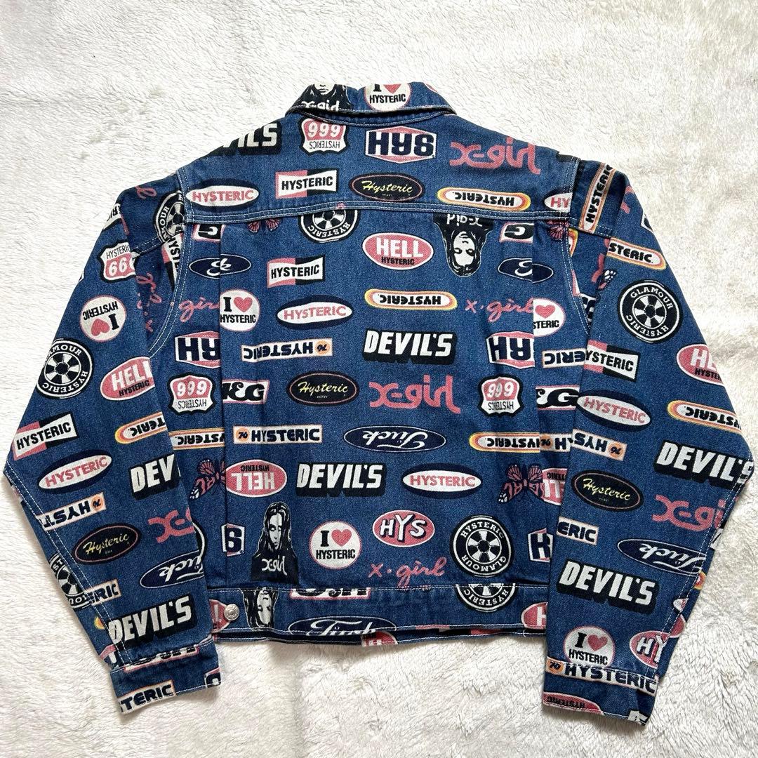 X-girl × HYSTERIC GLAMOUR Denim jacket