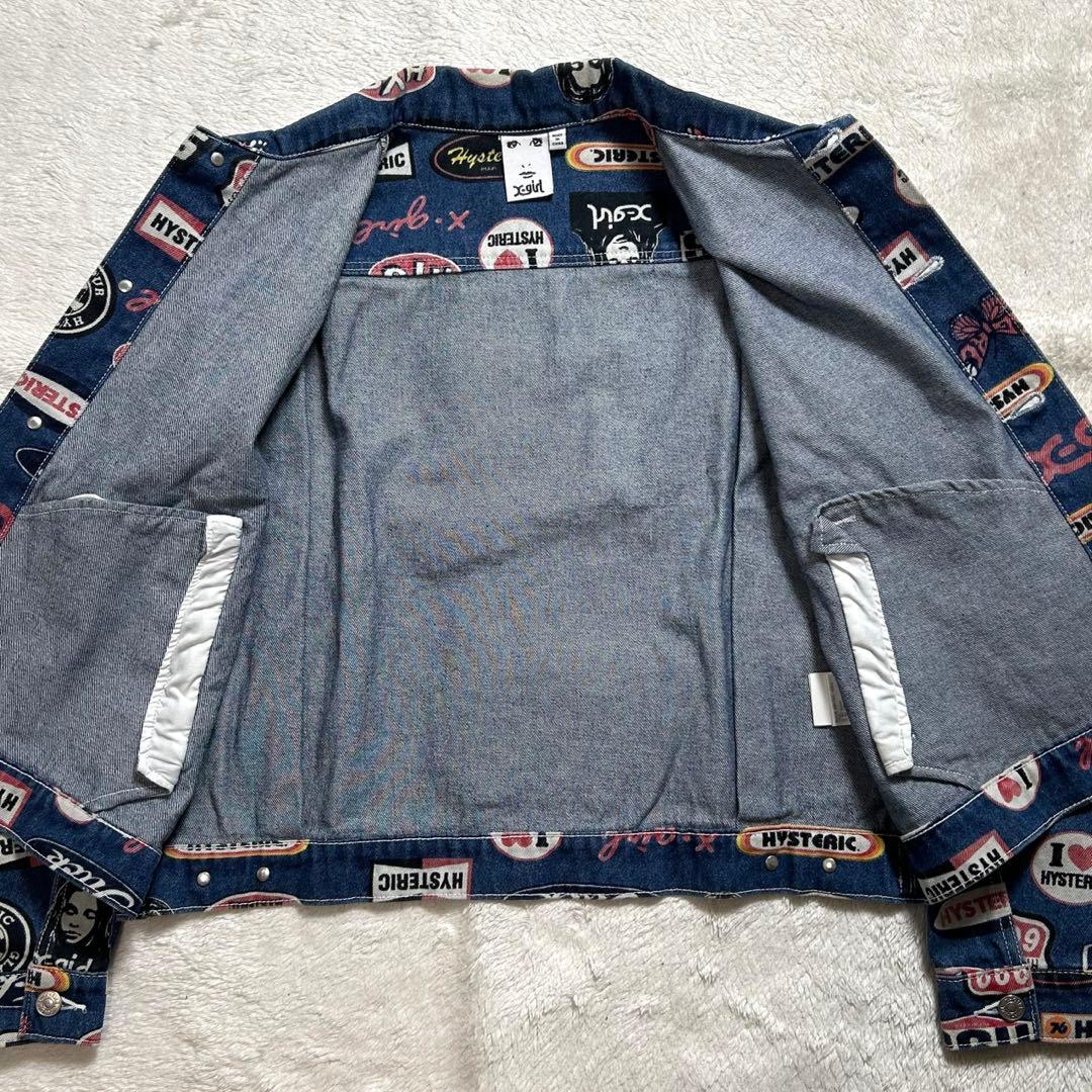 X-girl × HYSTERIC GLAMOUR Denim jacket
