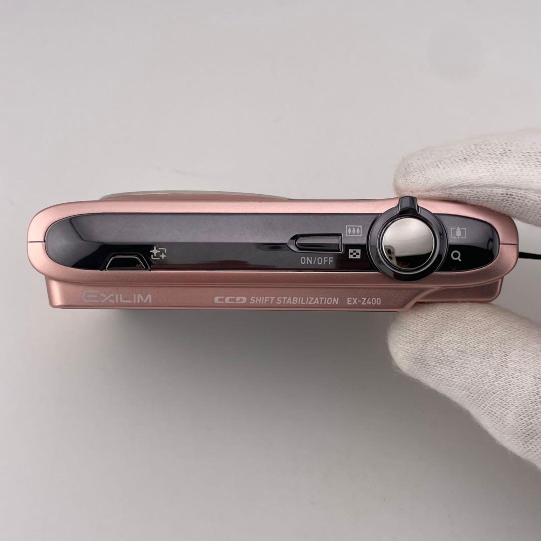 実写美⭕️外観美【動作確認済】CASIO EXILIM EX-Z400 ピンク