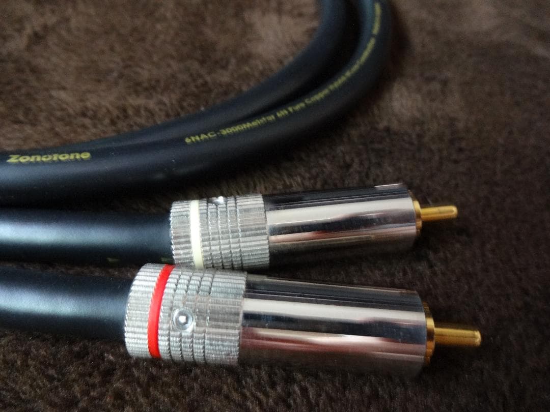 Zonotone 6NAC-3000 Meister　RCAケーブル①