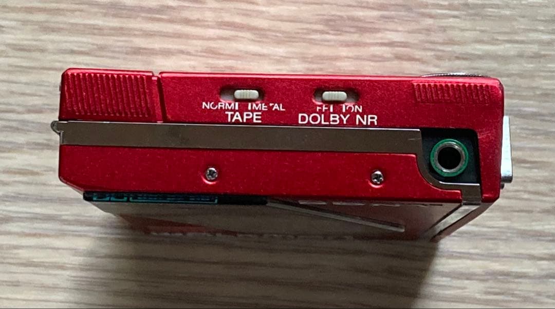 SONY WALKMAN WM-30 カセットプレーヤー レッド