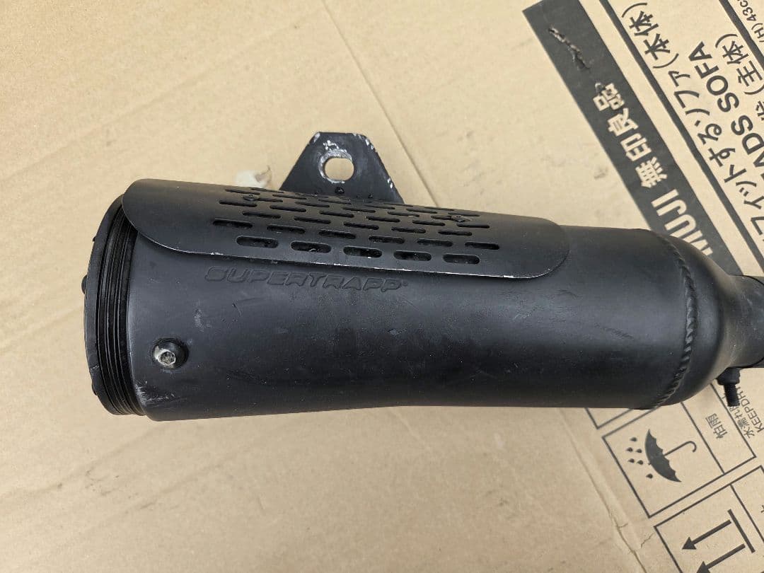 カワサキ　250TR　スーパートラップマフラー