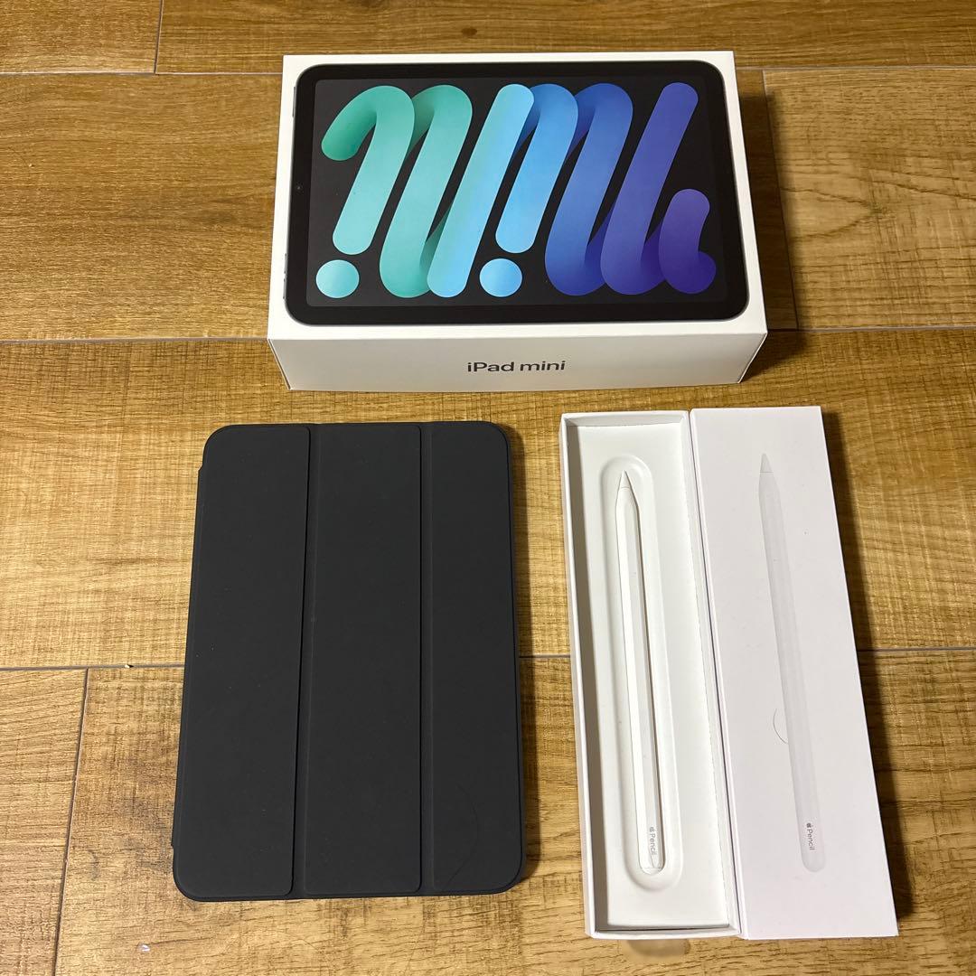 iPad mini 6 スペースグレー applecare smartfolio