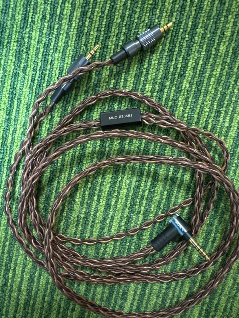 【使用少、箱無】SONY mdr-z7m2キンバーケーブルセット