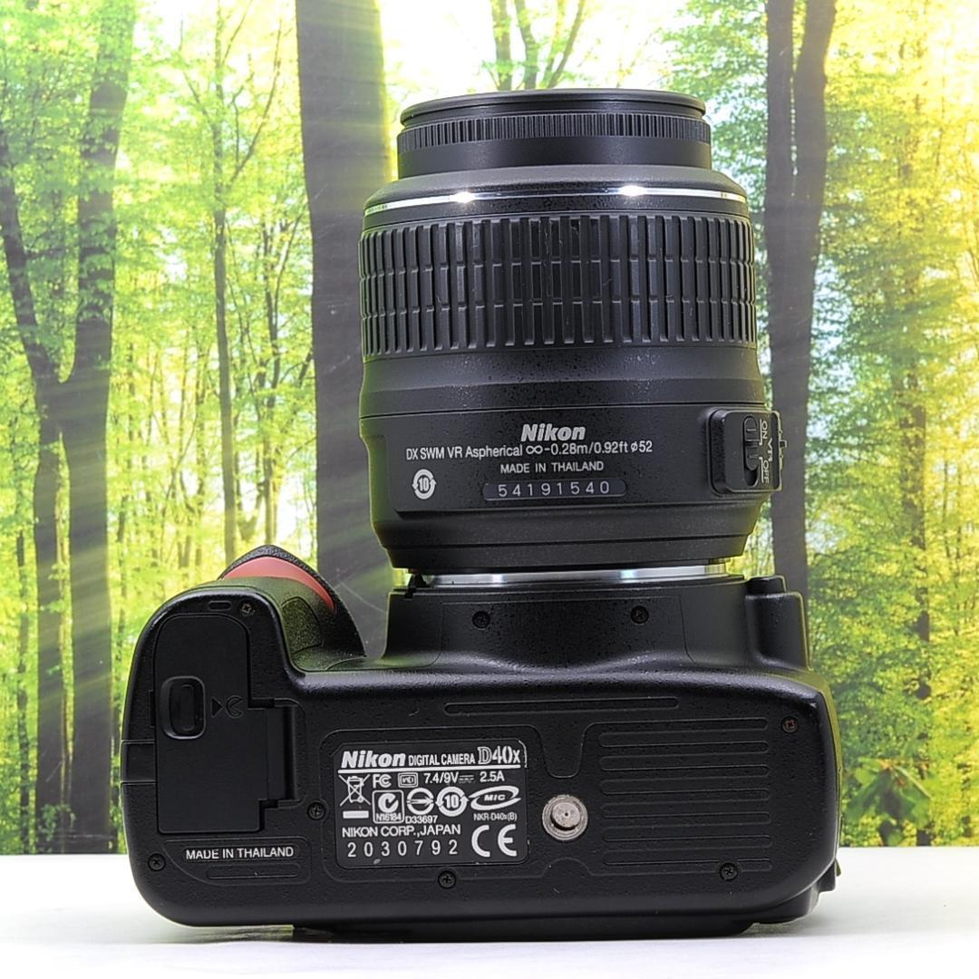 ショット数3006枚！スマホ転送セット☆ニコン D40X☆鮮やか描写のカメラ
