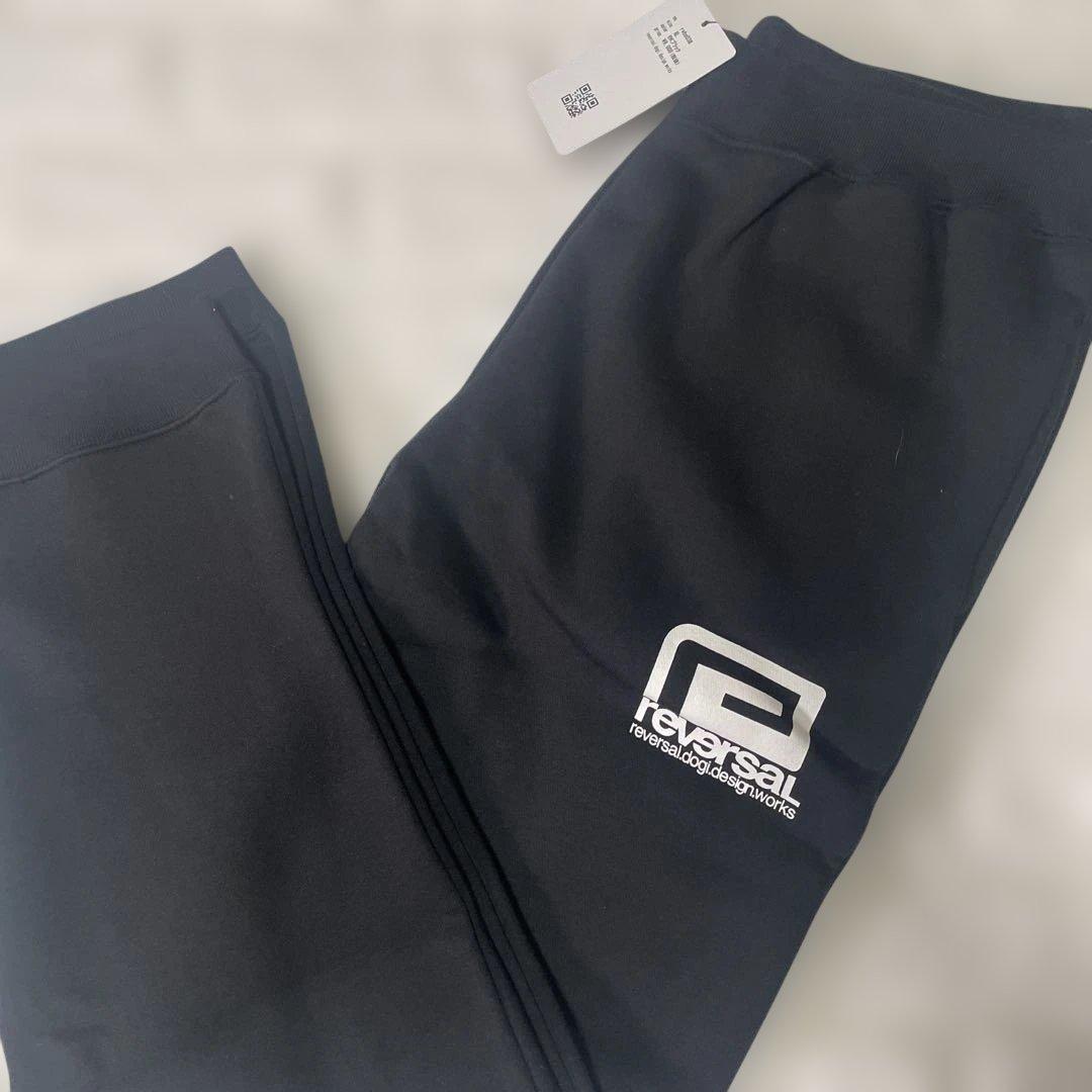 reversal ブラック ロゴ入り セットアップ 新品