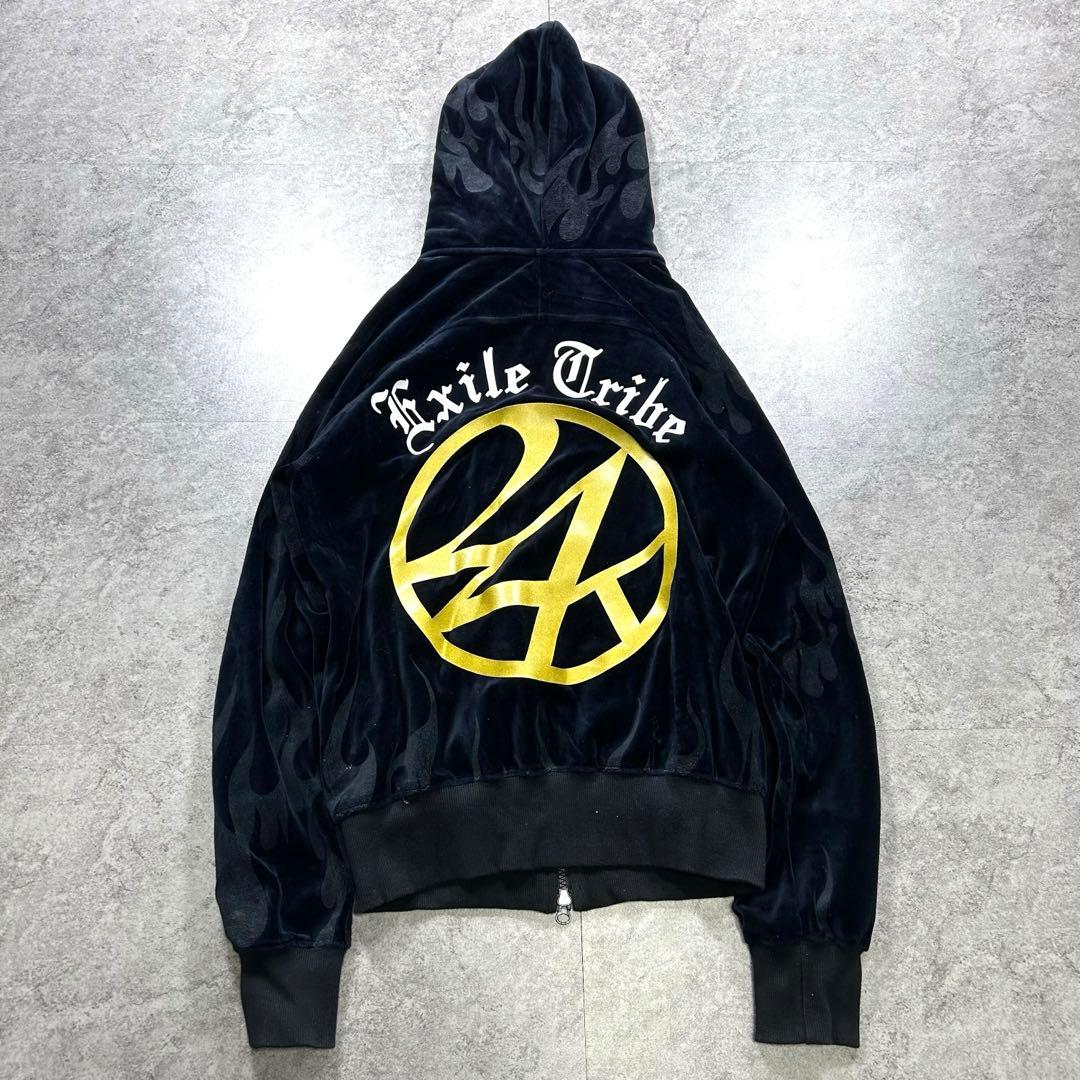 24karats/EXILE/ベロア/セットアップ/ファイヤーパターン/ジャージ