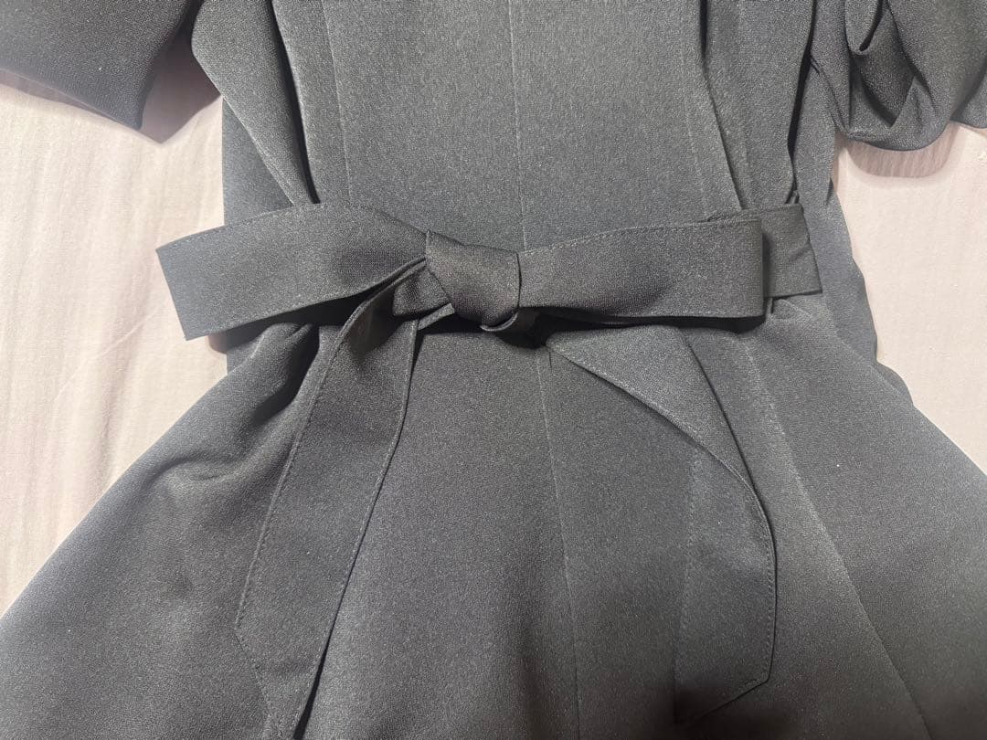 NoGenki ミニワンピ ブローチセットアップ 黒