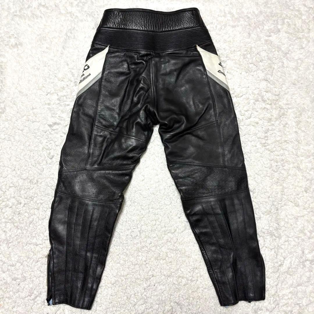 美品✨コミネ spazzioレザー ライディングパンツ レザーパンツ LLサイズ