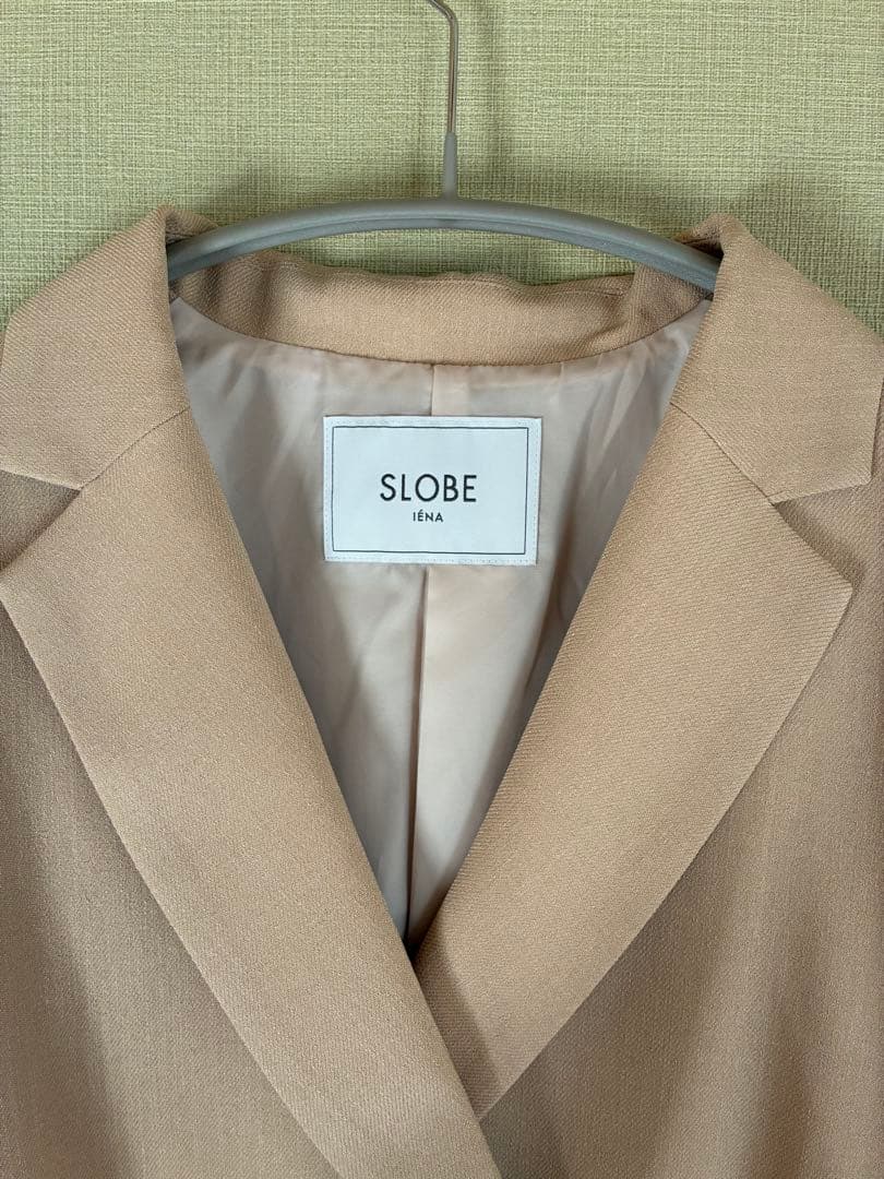 美品　2025SS SLOBE IENAウォッシャブルツイルダブルジャケット