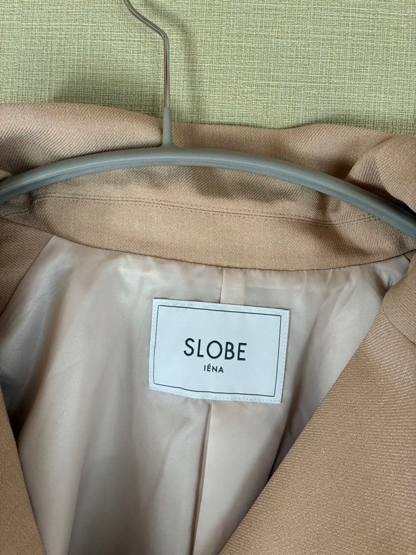 美品　2025SS SLOBE IENAウォッシャブルツイルダブルジャケット