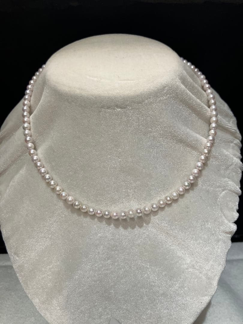 伊勢志摩産あこや真珠　パールネックレス　4.5-5ｃｍ