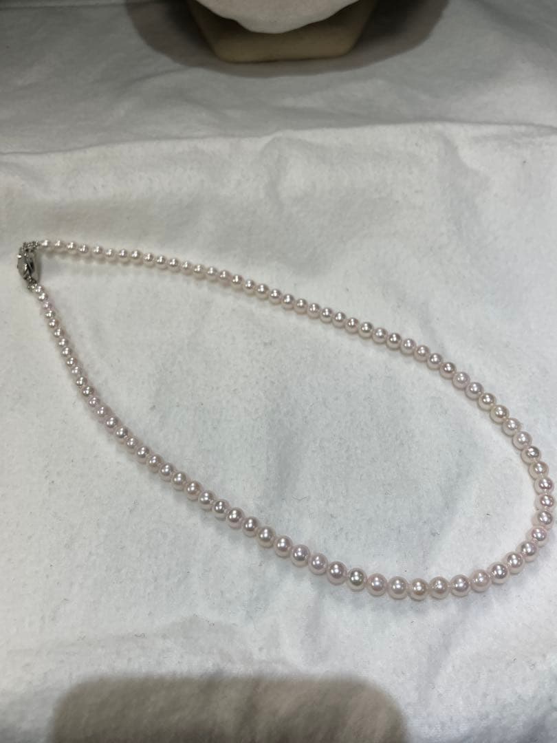 伊勢志摩産あこや真珠　パールネックレス　4.5-5ｃｍ