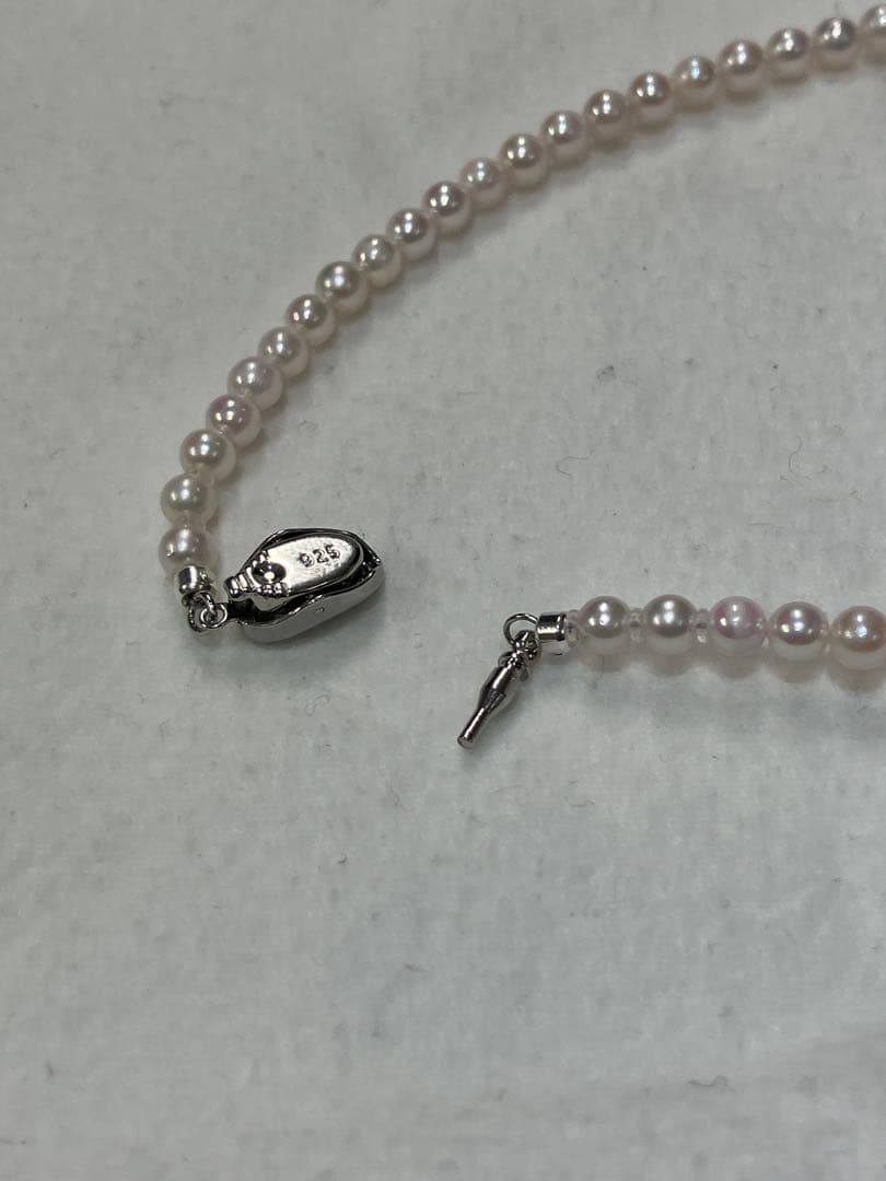 伊勢志摩産あこや真珠　パールネックレス　4.5-5ｃｍ