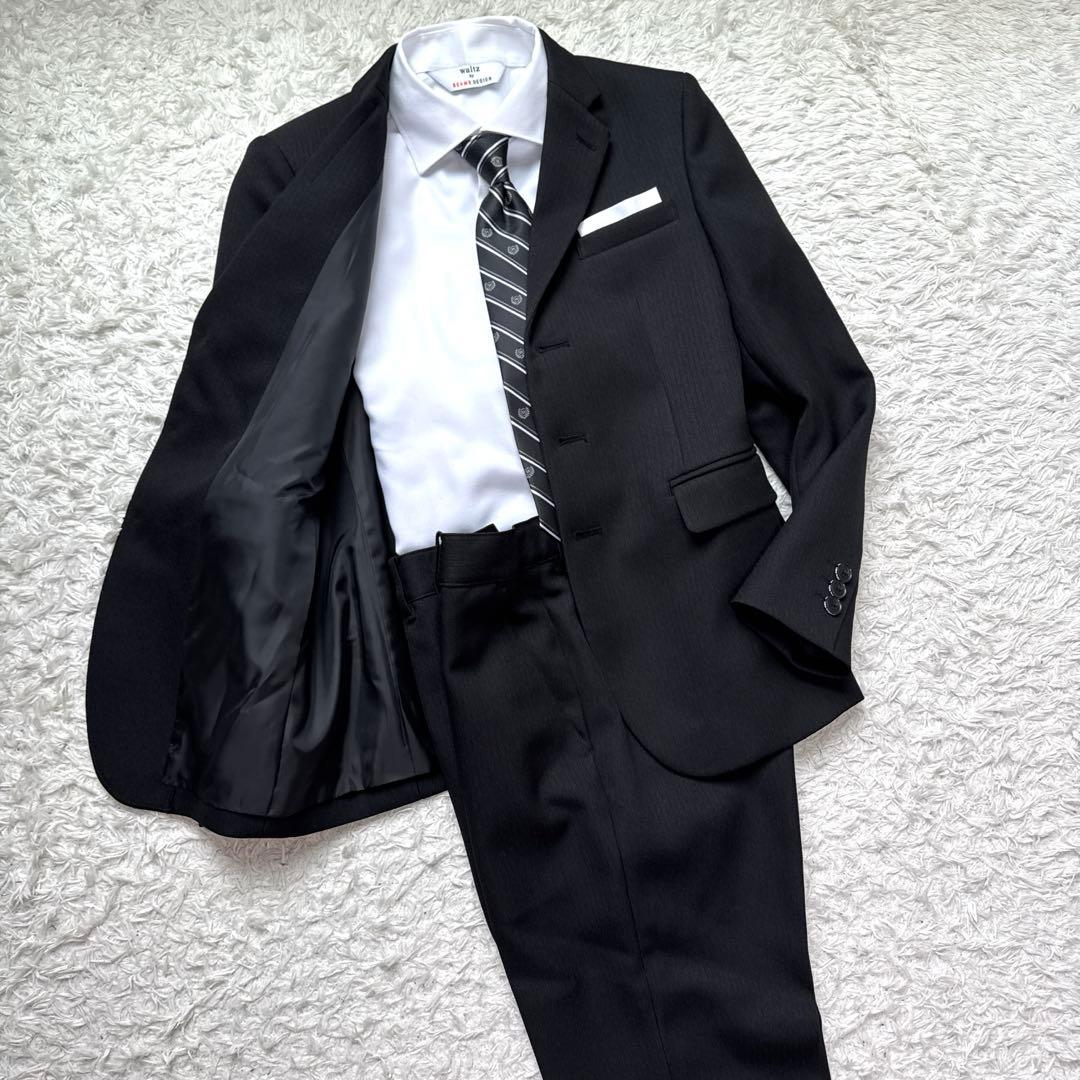 美品 Waltz by BEAMS DESIGNセレモニースーツ 黒 フォーマル