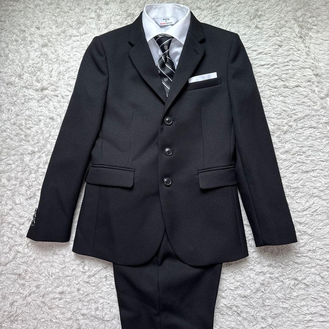 美品 Waltz by BEAMS DESIGNセレモニースーツ 黒 フォーマル