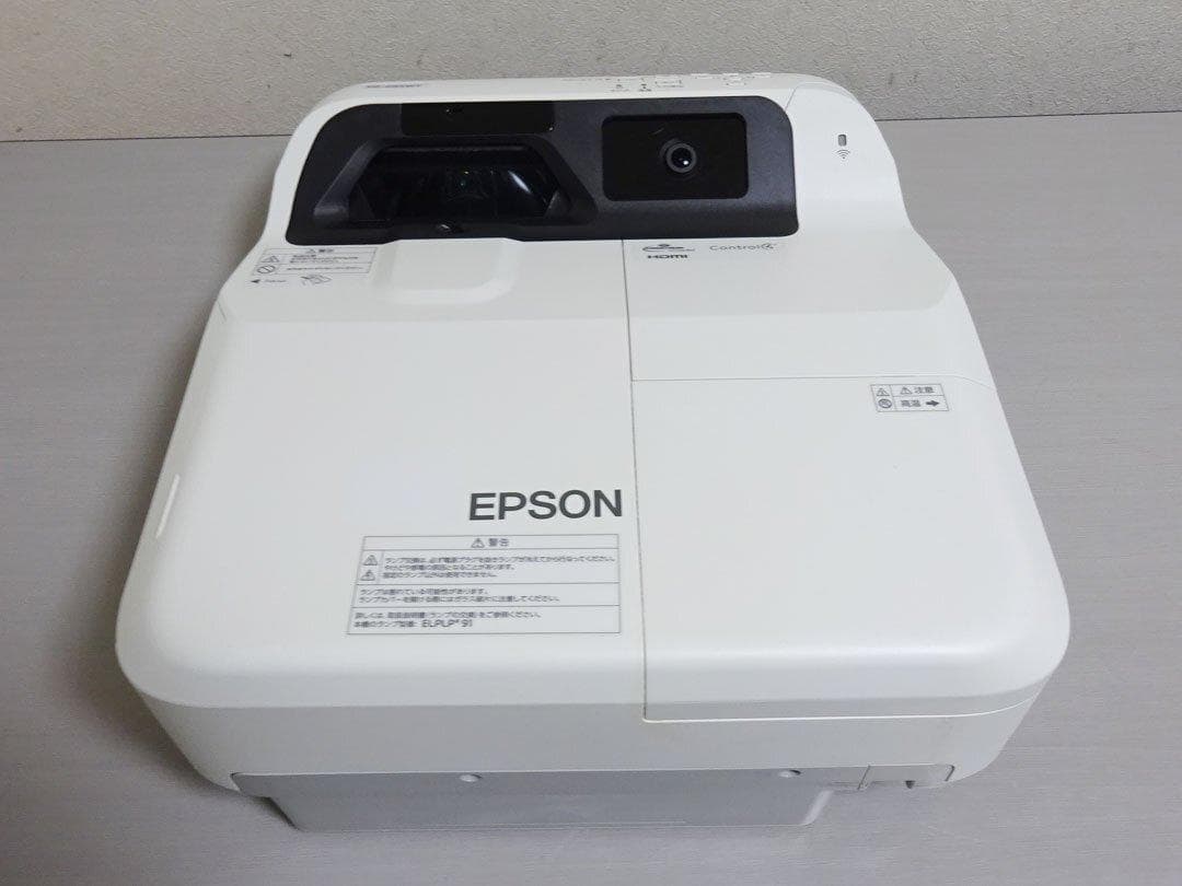 EPSON 超短焦点 ビジネスプロジェクター EB-685WT ランプ940H