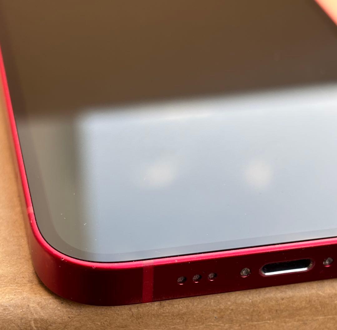 Apple iPhone13 SIMフリー RED バッテリー100% 美品