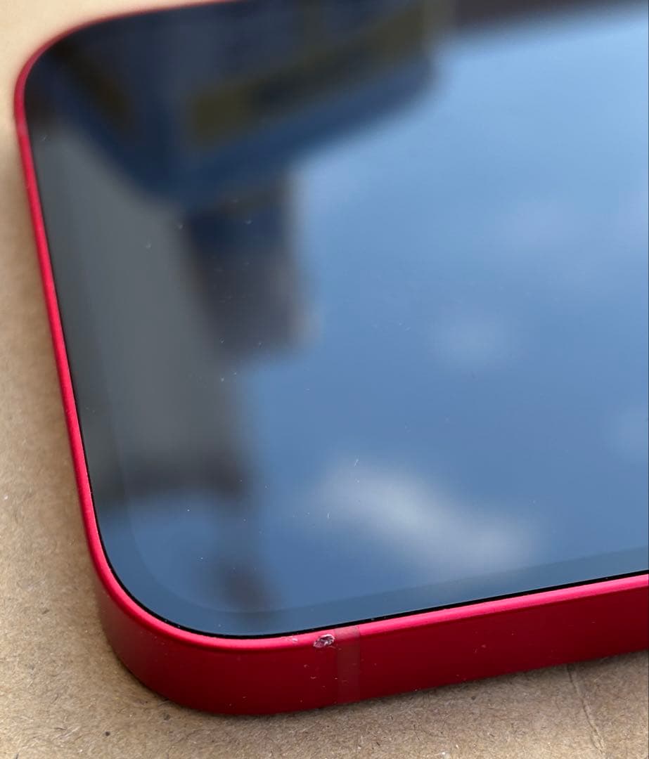 Apple iPhone13 SIMフリー RED バッテリー100% 美品