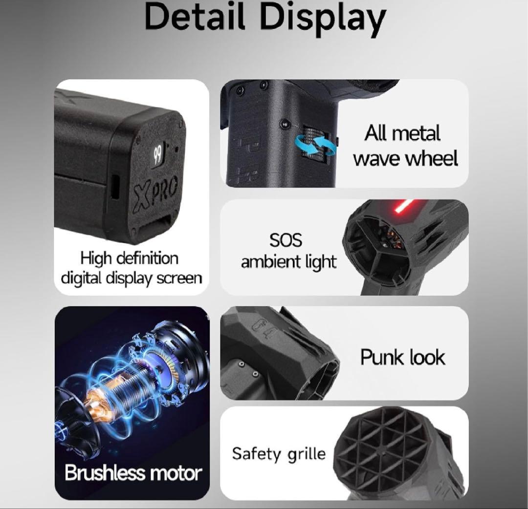 『2025年最新』X64Pro ミニジェットファン ブロワー ブロワーファン