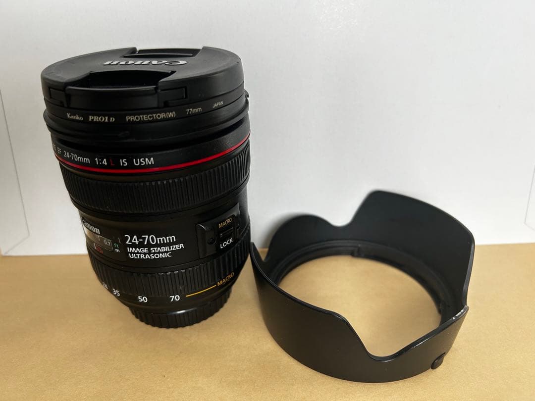 レンズ(ズーム) canon zoomlens EF 24-70mm F4.0 L IS USM