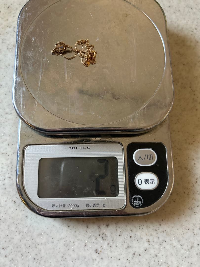 ネックレス 金 K18 2g ジュエリー