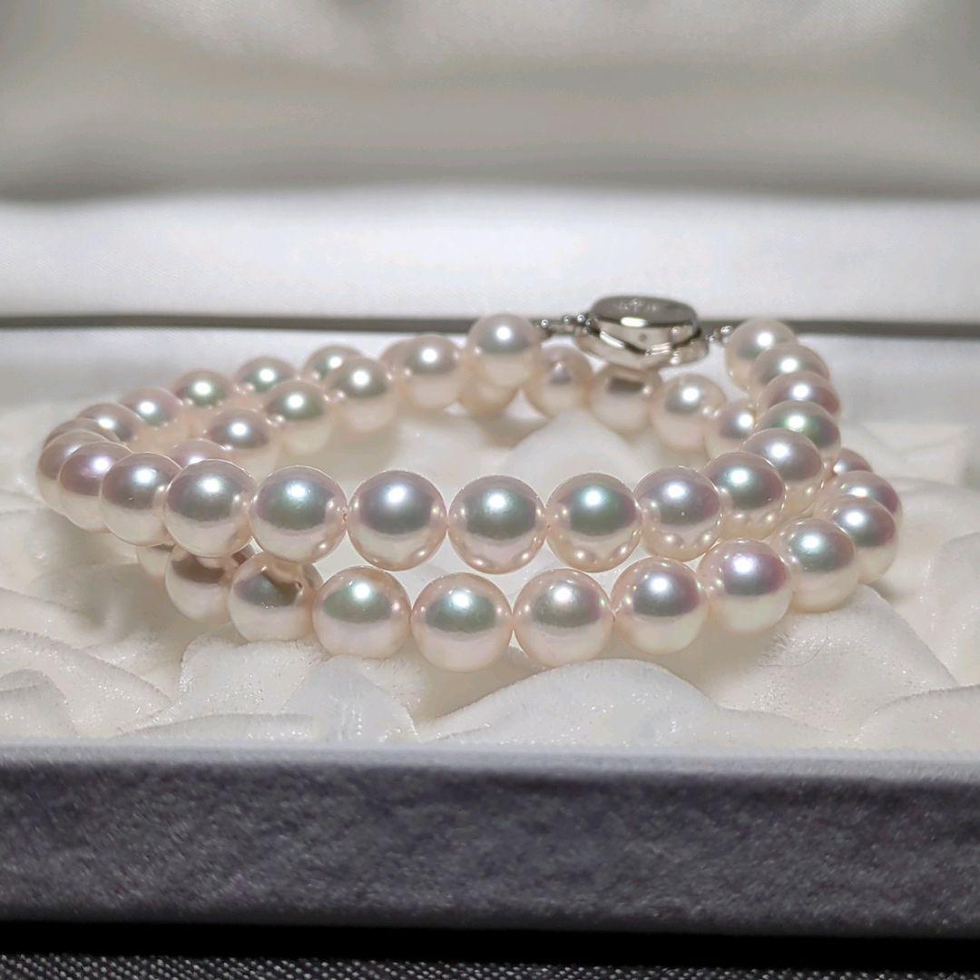 シャーリー【花珠】あこや真珠 大珠 約8.5-9.0mm 455