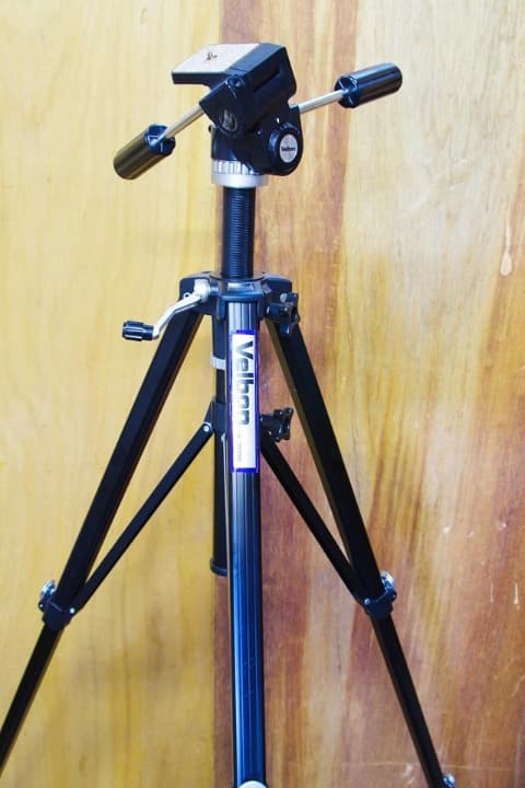 VelbonPX-701F♪耐荷重8kg楽なレバーロック♪強固な金属製大型三脚