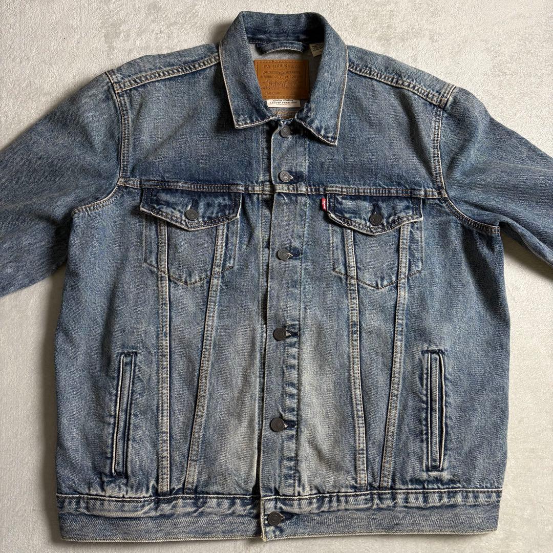 Levi's PREMIUM デニムトラッカージャケット　ビンテージ加工