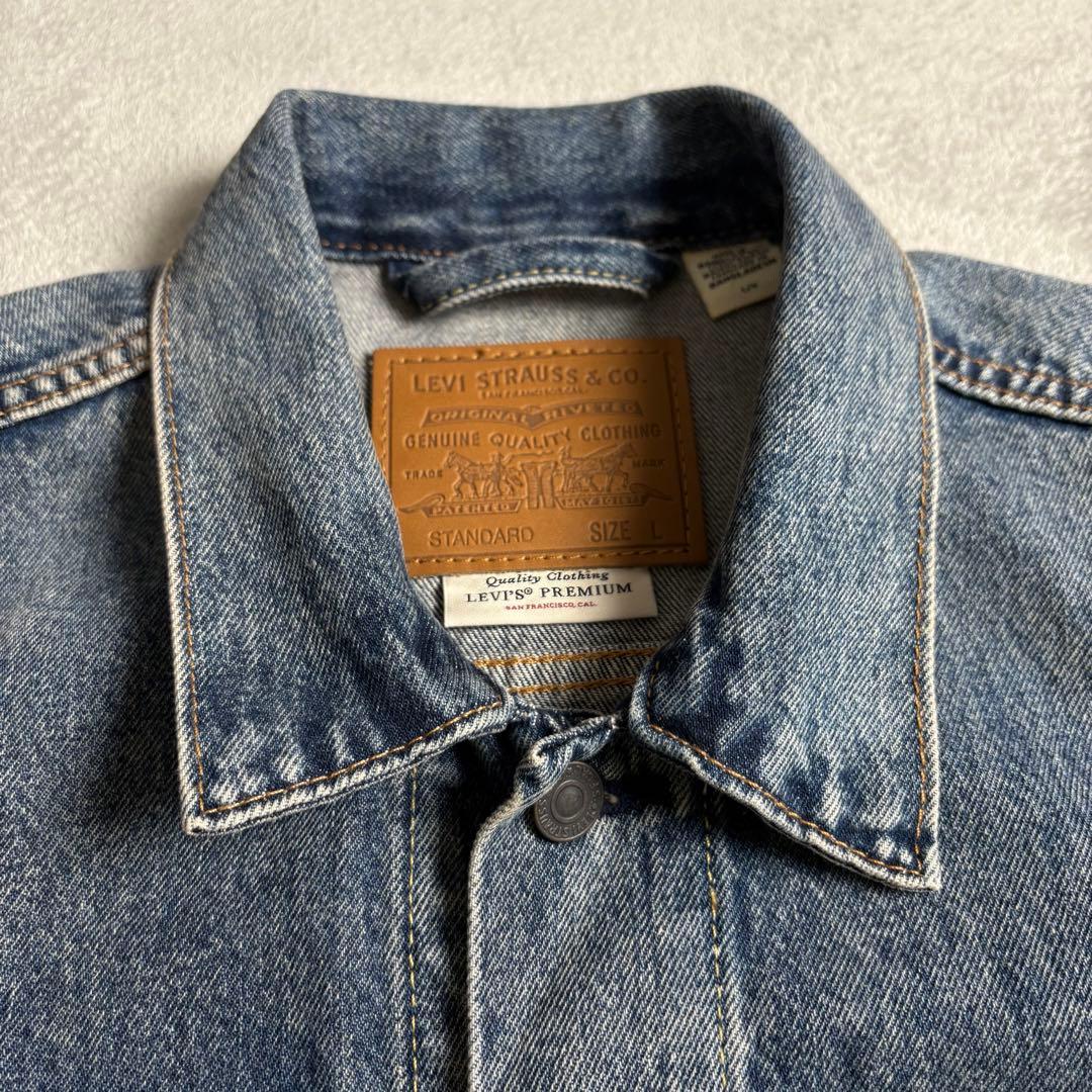 Levi's PREMIUM デニムトラッカージャケット　ビンテージ加工