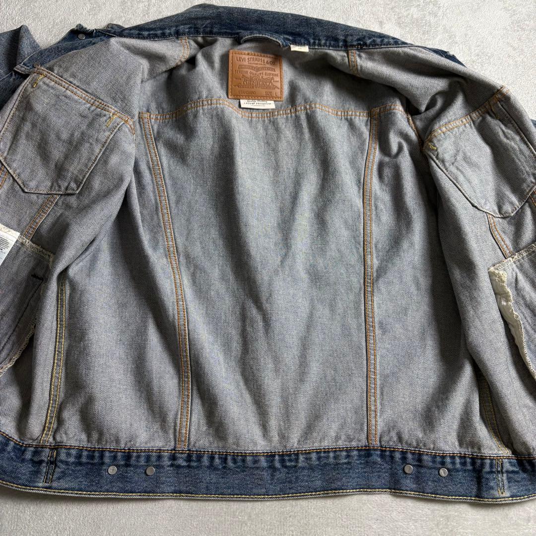 Levi's PREMIUM デニムトラッカージャケット　ビンテージ加工