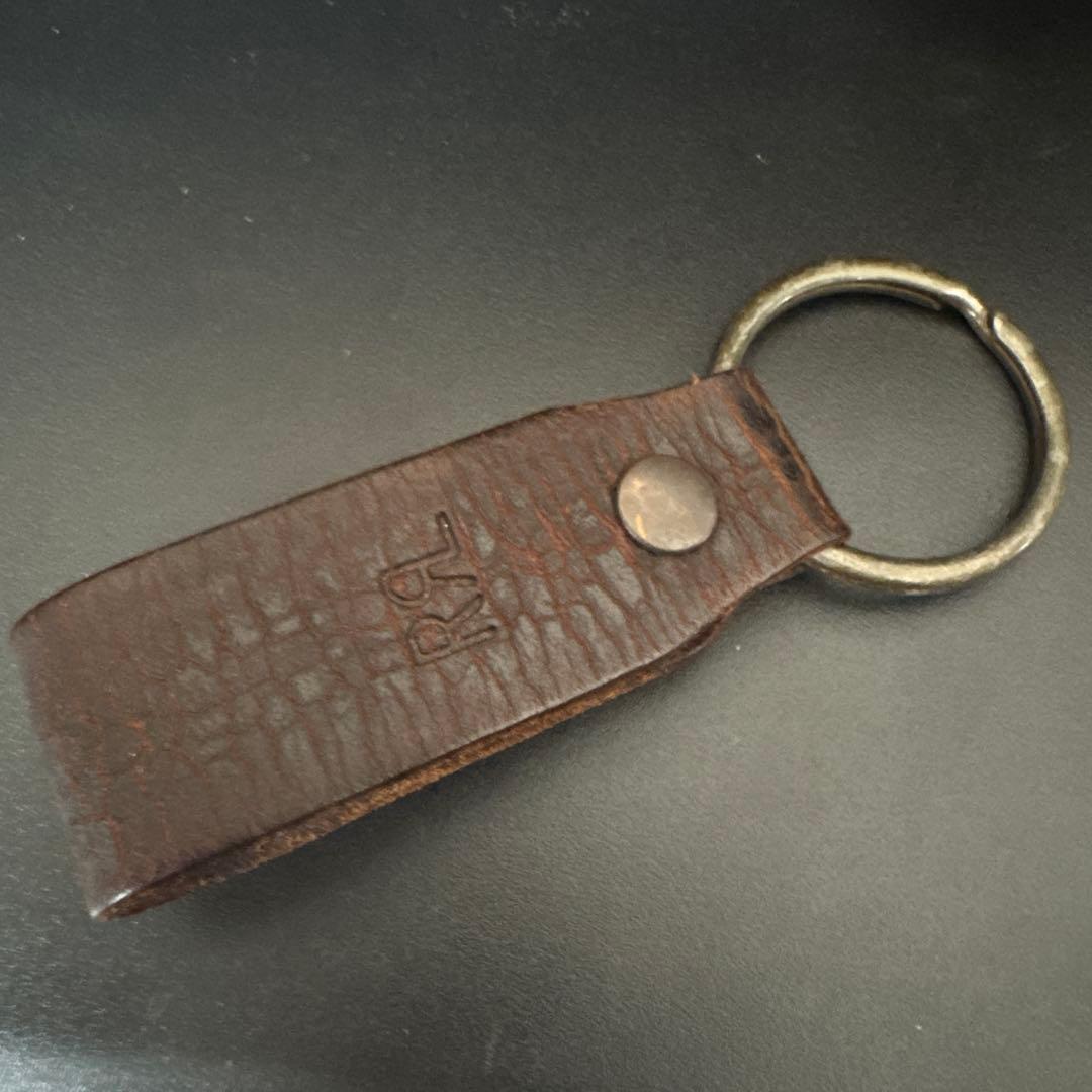 ダブルアールエル　レザー　キーホルダー