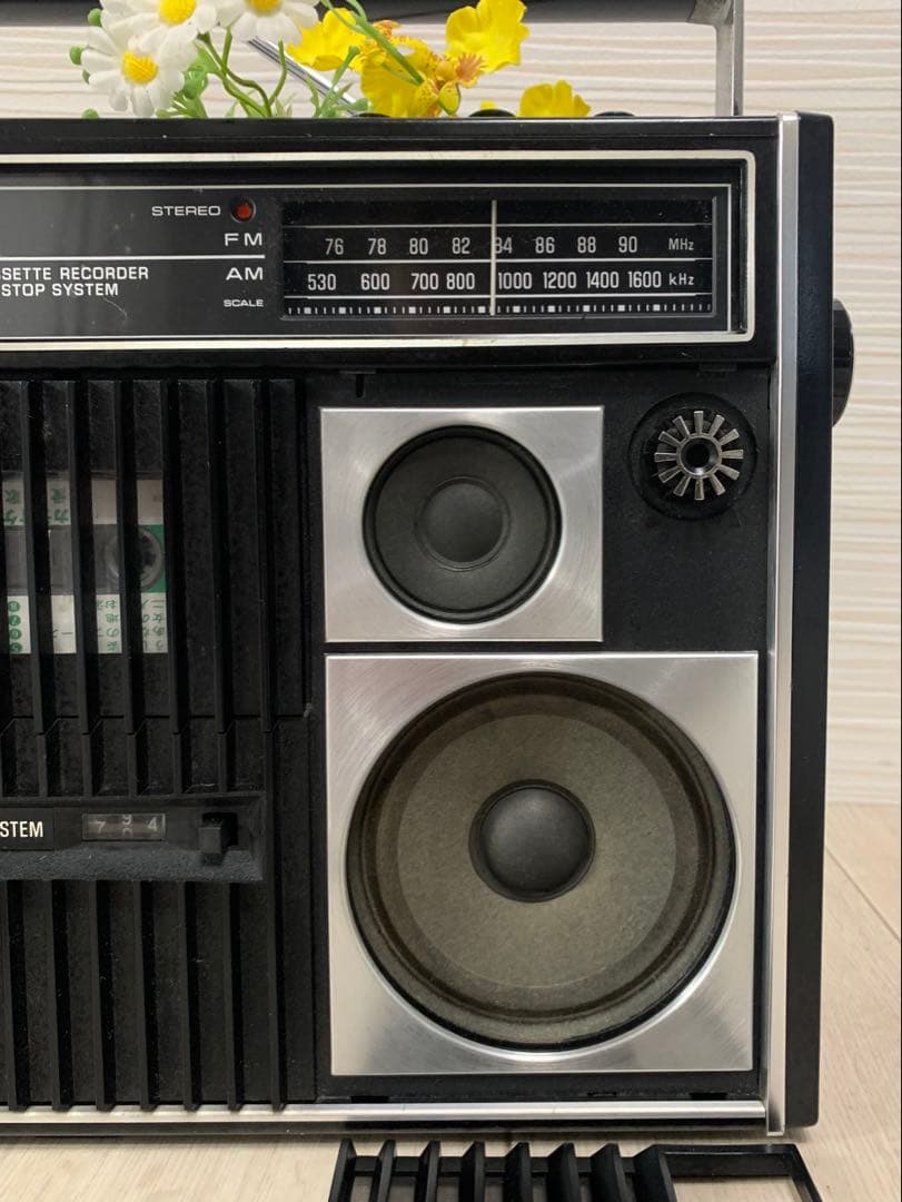 美品元箱付きNATIONAL ラジカセ レコーダーRS-457 AM/FMラジオ