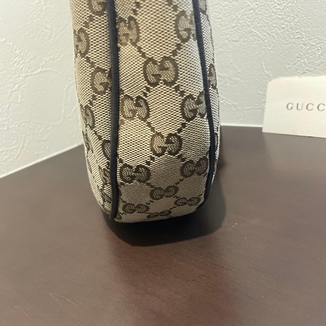 GUCCI グッチ GGキャンバス ショルダーバッグ 122790 三日月