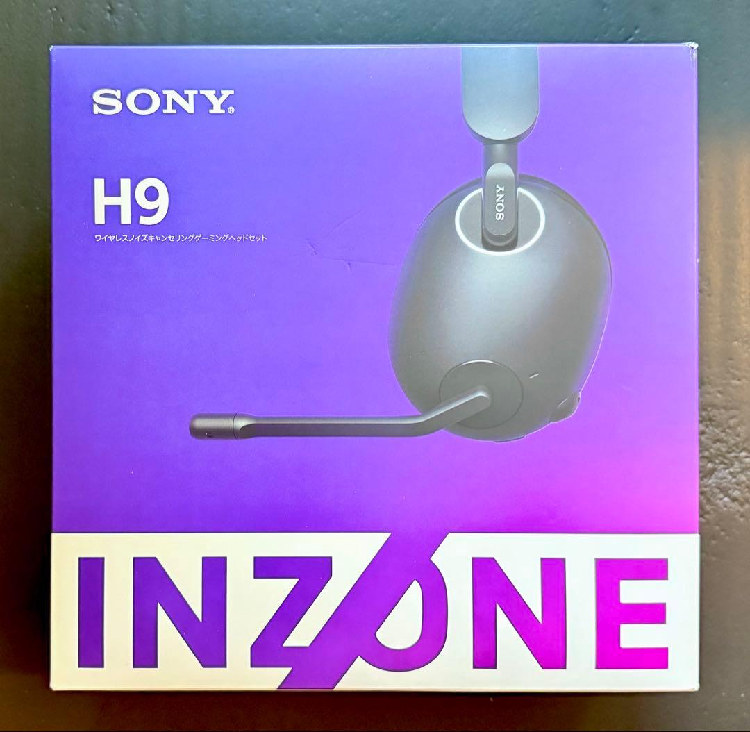 【ほぼ未使用】SONY INZONE H9 ワイヤレスヘッドセット ブラック