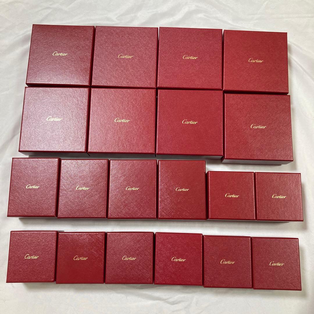 カルティエ　ネックレス　リングケース　空箱　現行品　20個