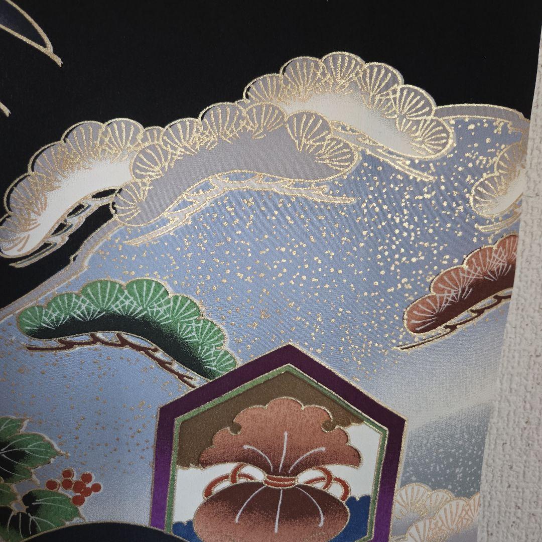 1-9　　 正絹　男の子お祝い着物　長襦袢付き　産着　七五三　未使用