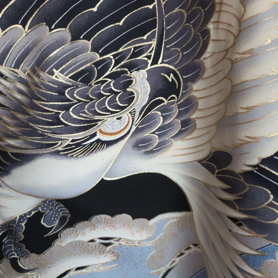 1-9　　 正絹　男の子お祝い着物　長襦袢付き　産着　七五三　未使用