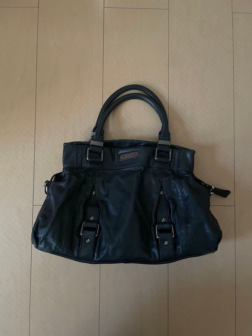 ディーゼル　ラムレザーハンドバッグ　ショルダー