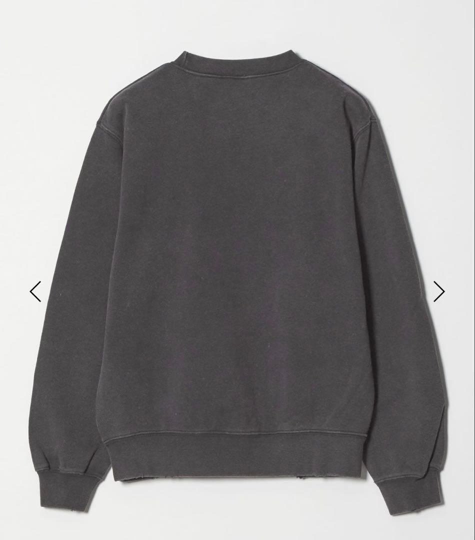 ＜6(ROKU)＞ダメージ ペイント スウェット プルオーバー