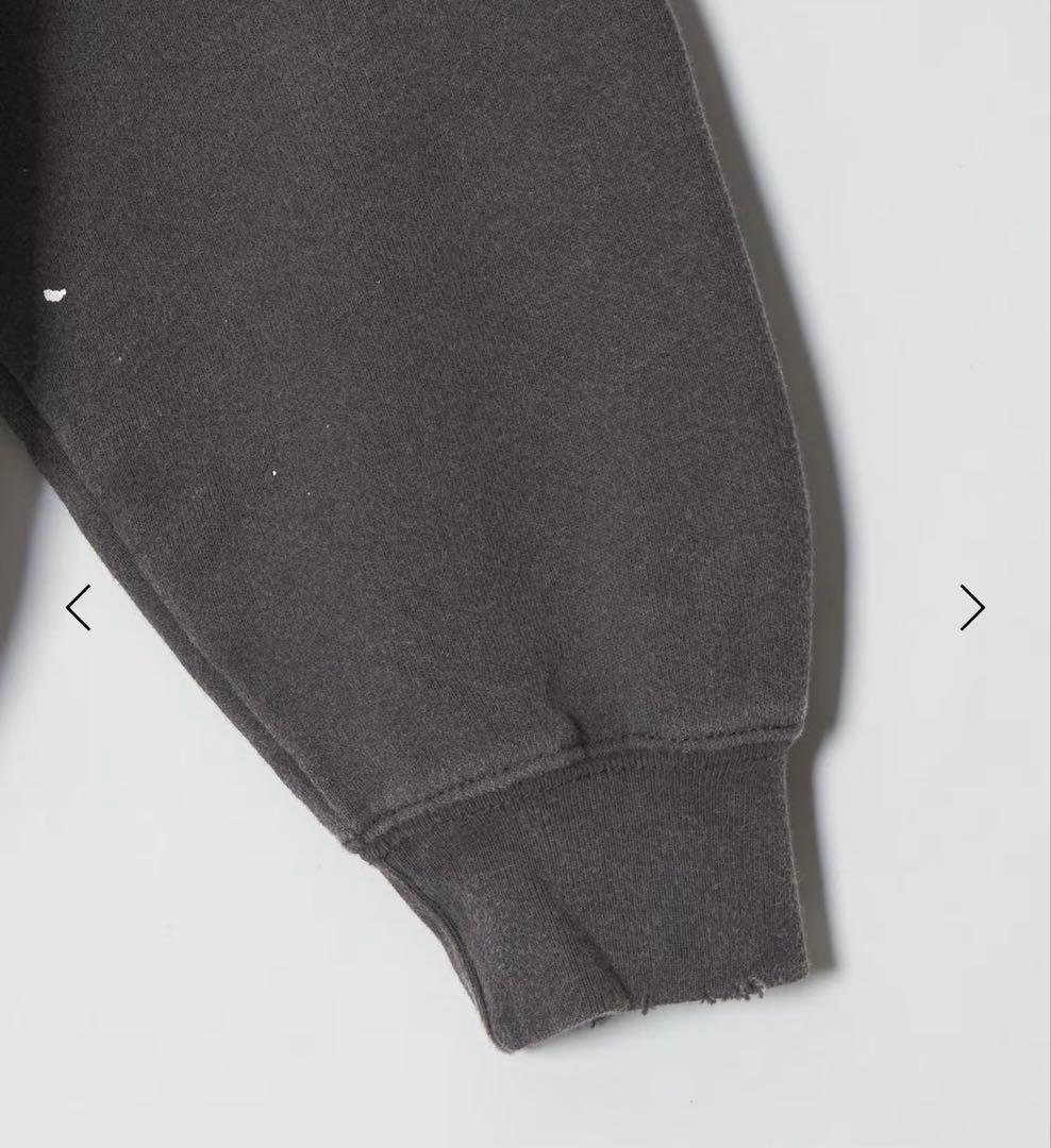 ＜6(ROKU)＞ダメージ ペイント スウェット プルオーバー