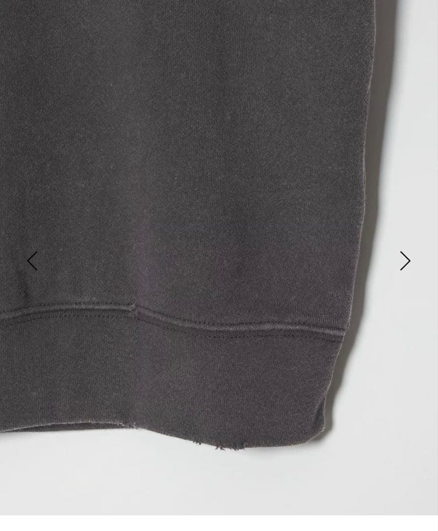 ＜6(ROKU)＞ダメージ ペイント スウェット プルオーバー